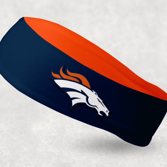 NEW - Reversible Denver Broncos Headband - Picture 1 of 2